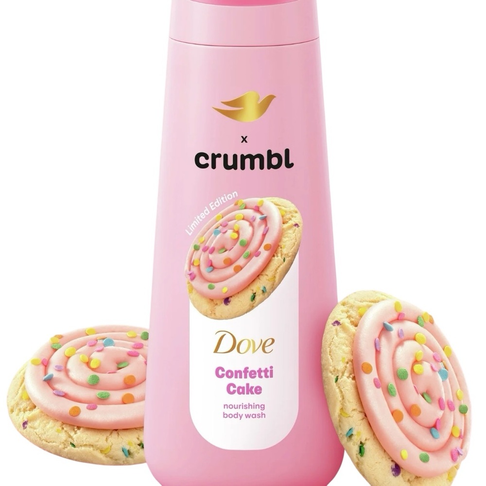 Dove x Crumbl — Confetti Cake Body Wash Limited Edition